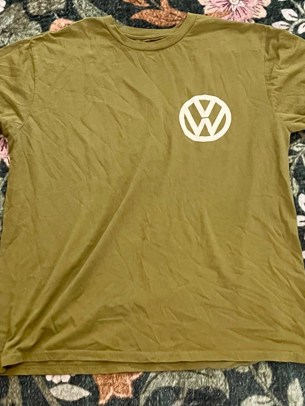 Volkswagen Olive Green Short Sleeve Tee